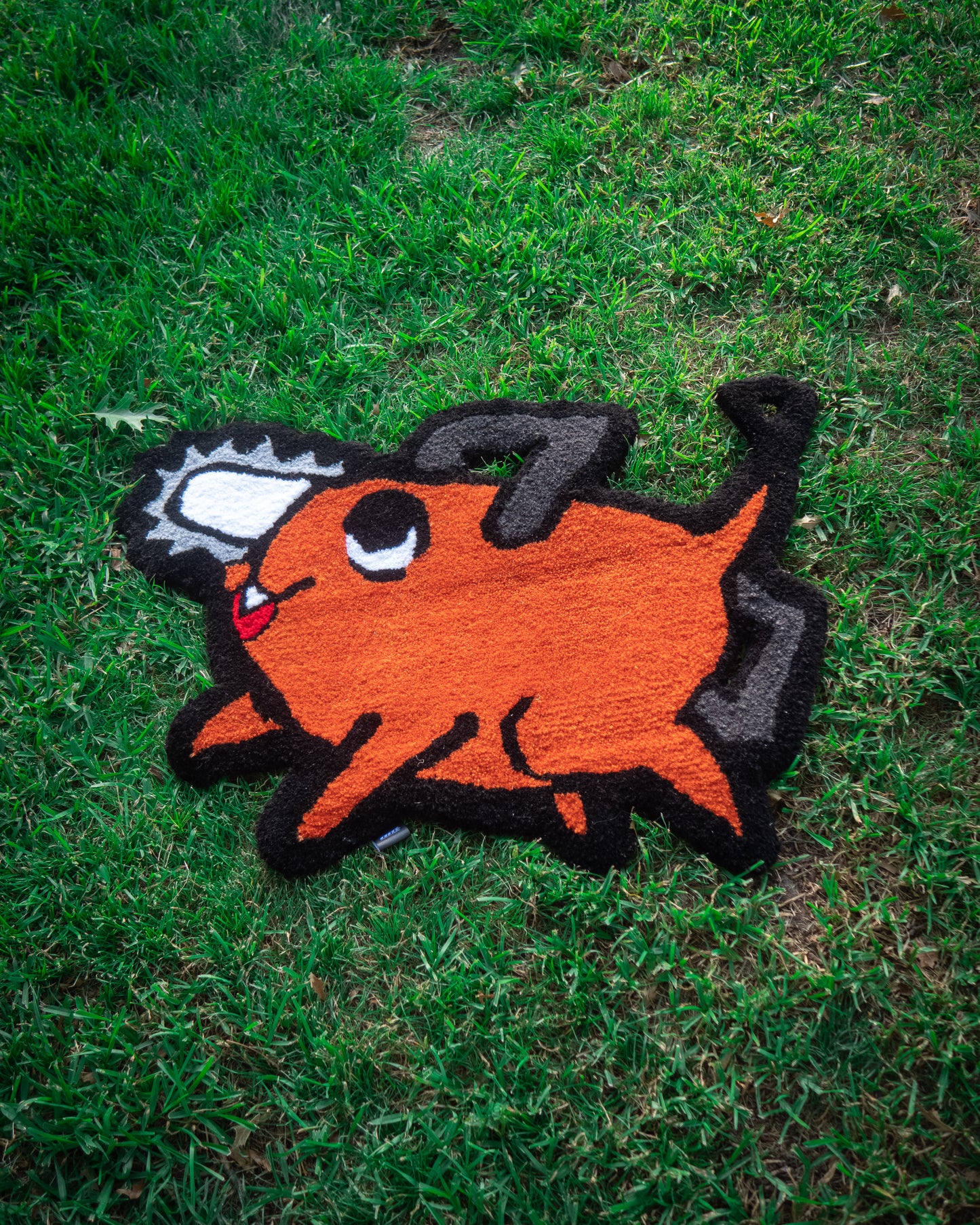 Chainsaw Dog Rug